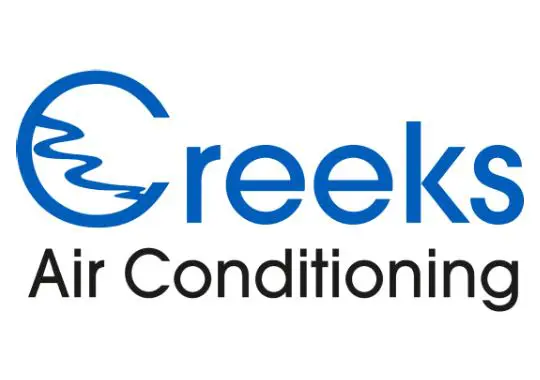 A logo of creek air conditioning
